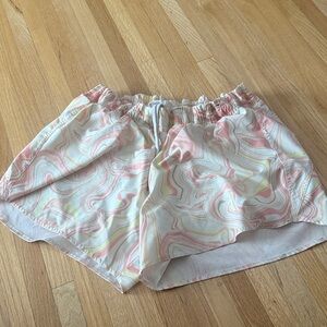 Athletic Works Marble Patterned Athletic Shorts